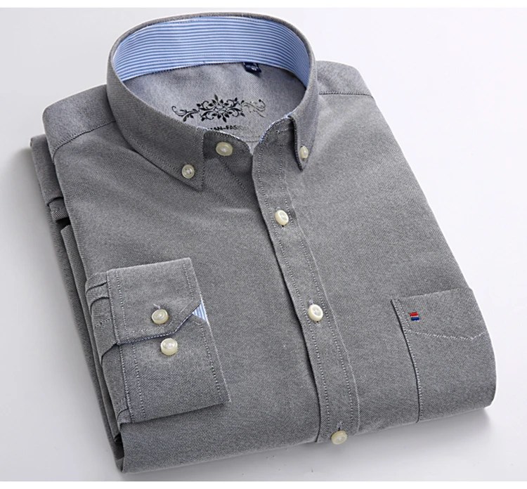Camicie rosse casual a maniche lunghe Camicia in cotone scozzese fantasia da uomo909_voghion.com
