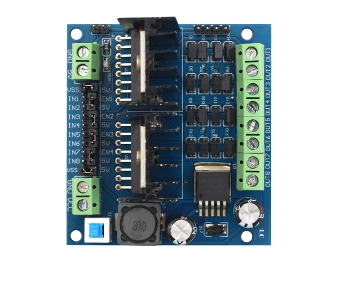 Driver Module 4 L298N Motor Driver Module - Four-channel Motor Driving - Intelligent ...