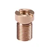 China CNC Lathing Service Custom Copper Bronze Bushing Threading Part
