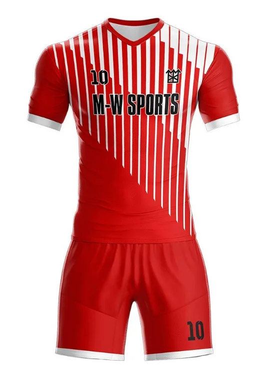 Wholesale Design A Football Team Kit Cheap Soccer Uniforms Set For Team  maillot de foot Sublimation Soccer Wear Printing Football Jersey From  m.