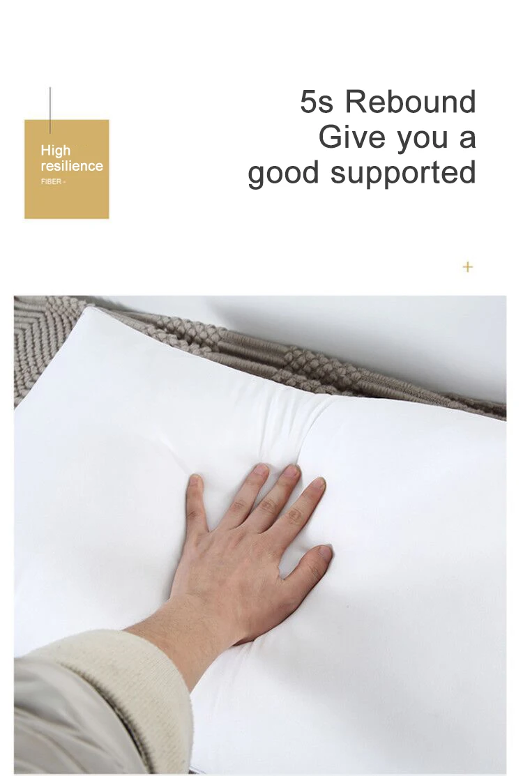Comforter Soft Couple Neck Fiber Hilton Hotel Pillow For Sleeping