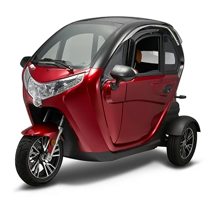 scooter covered electric mobility elderly coc eec enclosed fully details tricycle cabin