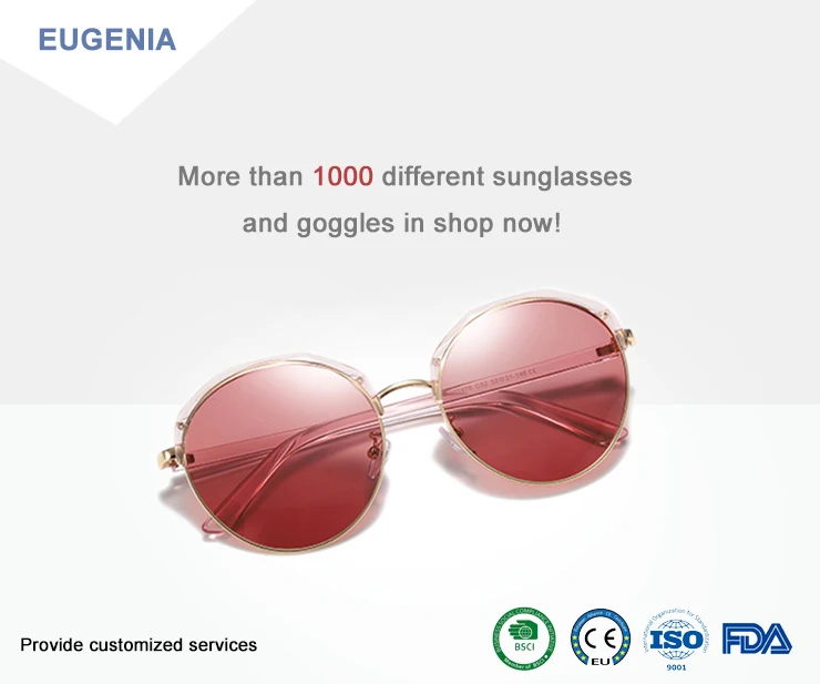 Eugenia Superhot round sunglasses wholesale for unisex-3