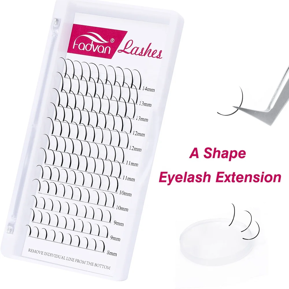 

New A Shape Super Thick Single Lash Natural Curl Fairy Hair Per Box Fairy Self Grafting Individual False Eyelash Extension, Natural black