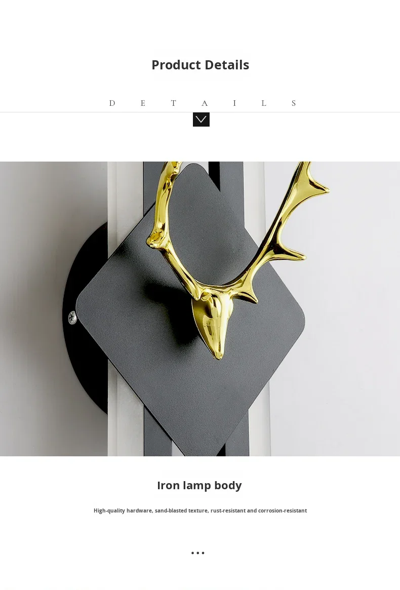 product led iron warm white high cri 90 modern minimalist butterfly design wall lamp for bedroom bedside staircase nordic tv background-21