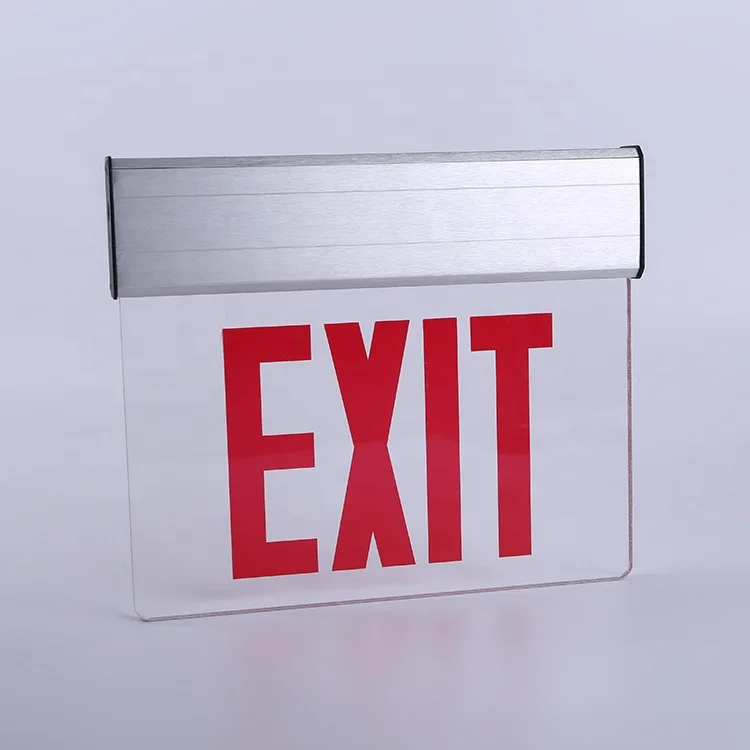 UL listed High quality led emergency light wall mounted emergency exit sign light