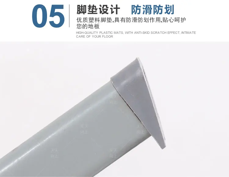 HDPE School Furniture Student Chair Blow Molding Library Tablet And Chair College Chairs with Writing Pad