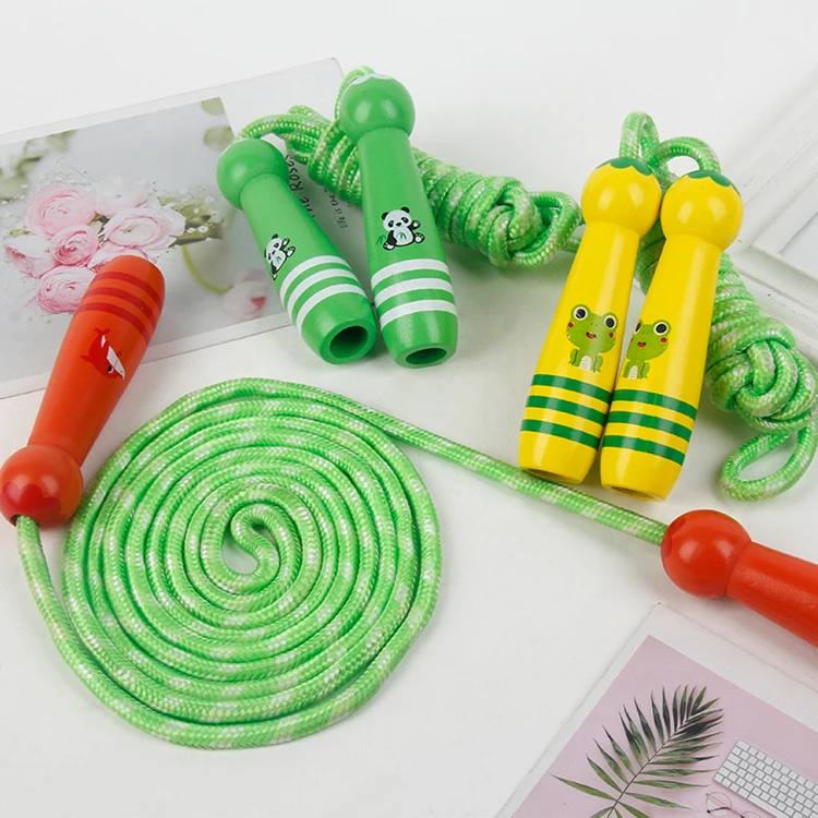 Cheap Wooden Handle Adjustable Cute Toy Jump Rope For Kids Buy Cheap