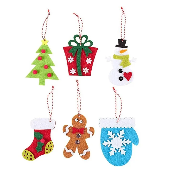 China Factory Wholesale Christmas Tree Decoration Christmas Shaped Felt ...