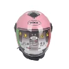 2019 High quality PP materials open face motorcycle helmet with single visor special for woman