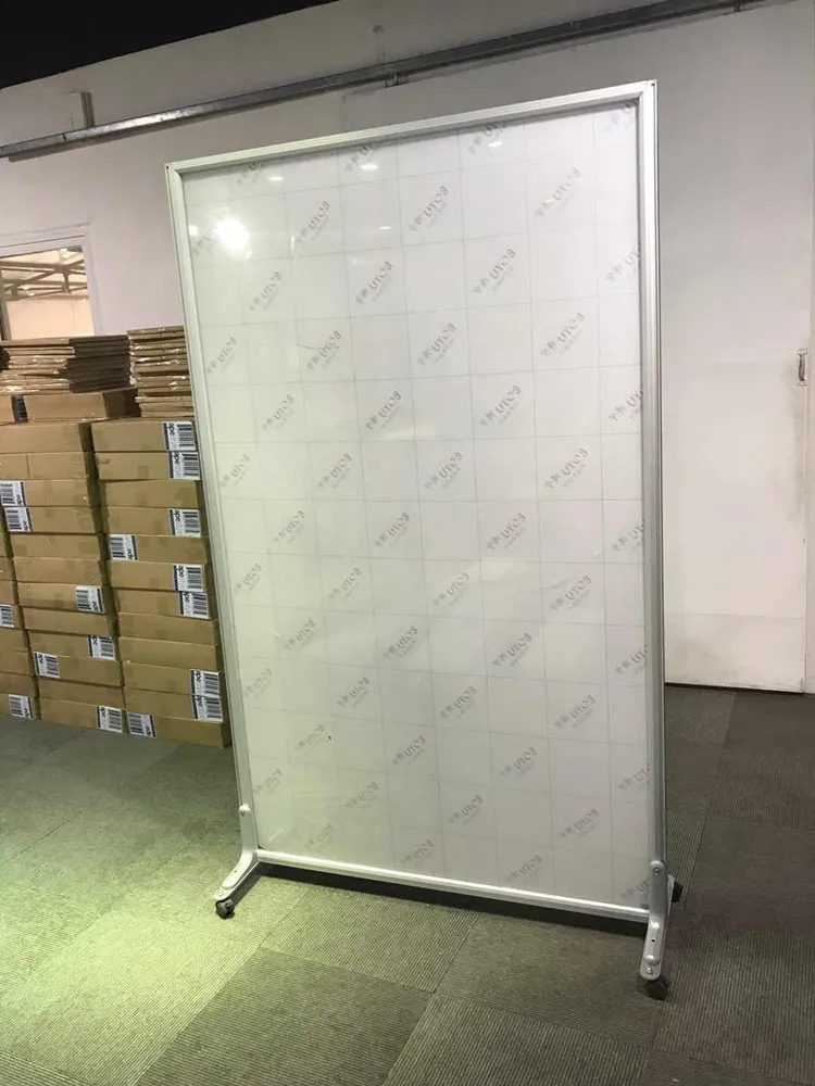 Clear Acrylic Partition Wall Panel Plexiglass Room Divider On Wheels