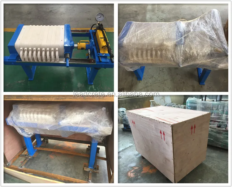 320mm small manual jack filter press equipment for edible oil