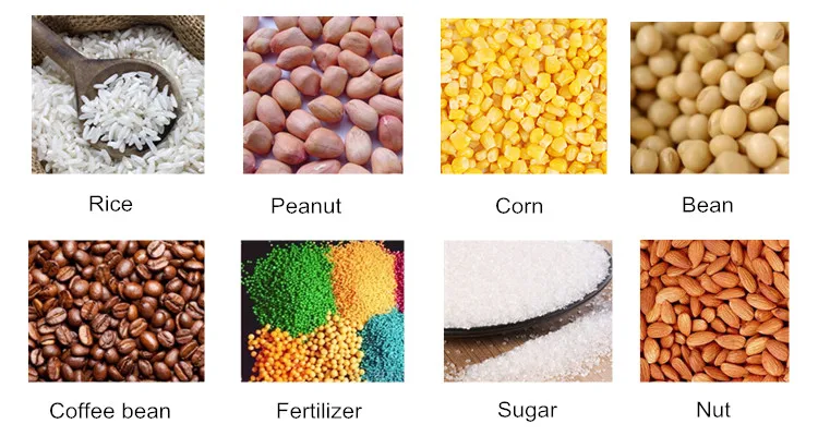 rice weighing scale and maca powder hdpe granule packing machine