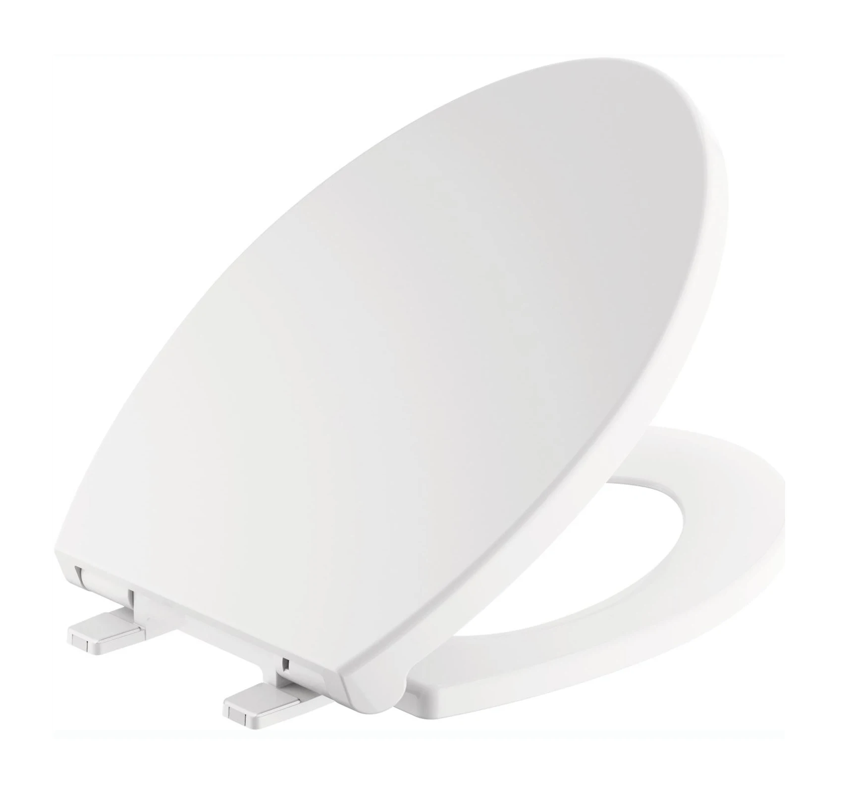 Elongated Slowclose Toilet Seat With Nonslip Seat Bumpers,White Buy Plastic Toilet Seat