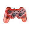 HOT!!! For PS2 High quality Wired Controller Transparent color joypads For ps 2 Joystick gamepad