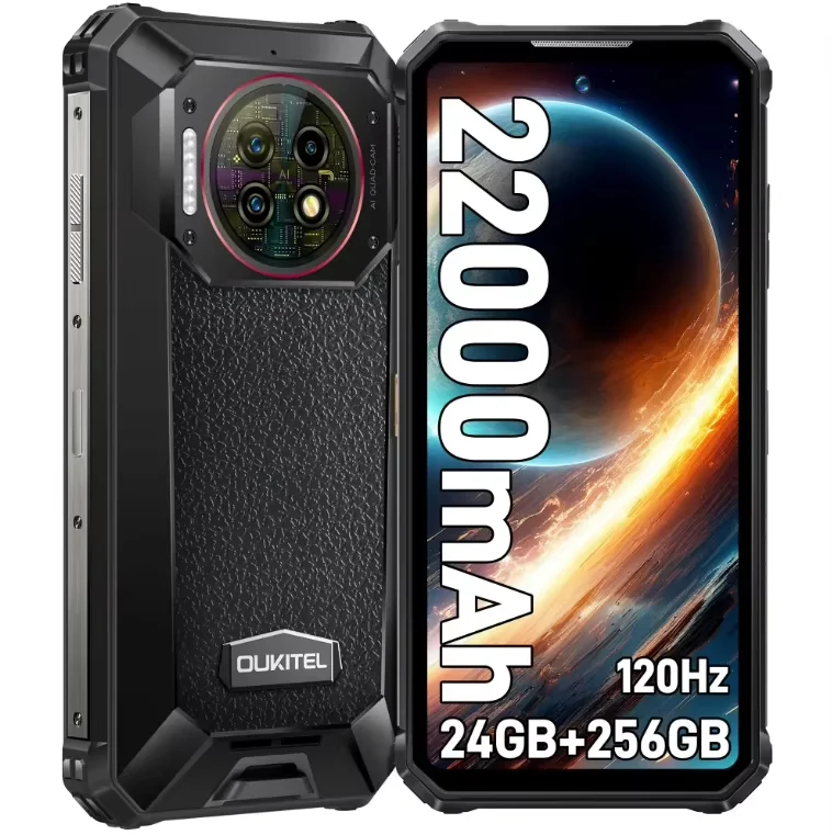 OUKITEL WP19 Pro Rugged Phone 8+256GB 22000mAh 64MP Camera