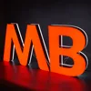 Custom Two Sided Outdoor led Epoxy Channel Letter Sign Resin Words