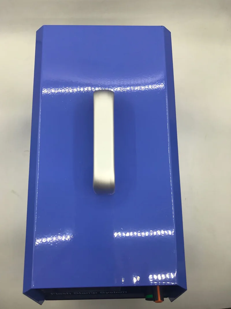 Intelligent Digital Display Double Tube Glass Office Thermal Stamp Machine SXSG Model Flash Stamp Making Machine Photosensitive