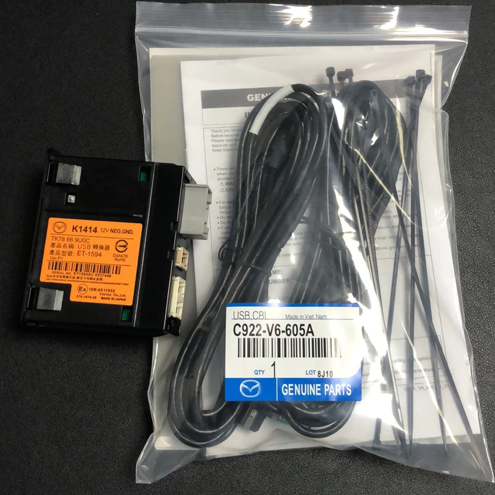 
Apple Carplay & Android USB Port Hub for Mazda Aux Console Interface Module TK78 66 9U0C K1414 C922 V6 605A 