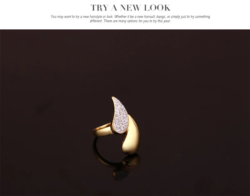 X4106 Jewelry Set Gold Plated Necklace Earrings Bracelet and Ring Four Pieces Jewelry Set Wholesale