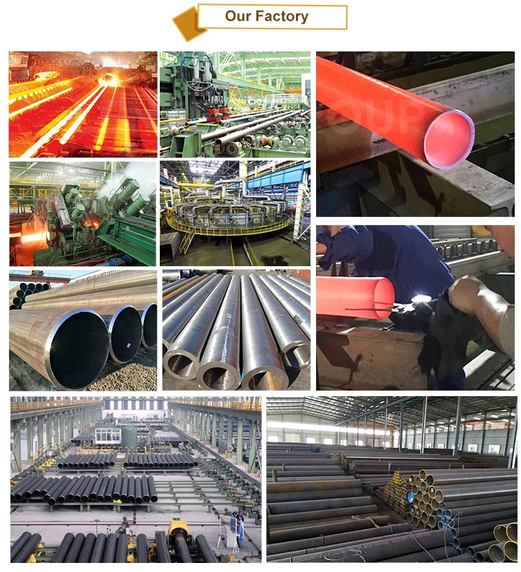 A106 API 5L A53 Carbon Steel Pipe SCH 40 ERW Seamless Hollow Section Pipeline for Oil With Bending Processing Service