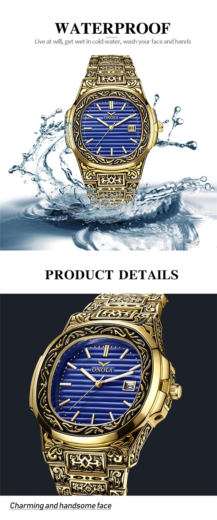 Onola 3808 Nieuwe Luxe Aliexpress Hot Verkoop Retro Mannen Quartz Fashion  Horloges Volledige Staal Kalender Waterdicht Heren Mannelijke Klok - Buy  Onola Horloge,Mannen Quartz Horloges,Aliexpress Hot Verkoop Horloge Product  on Alibaba.com