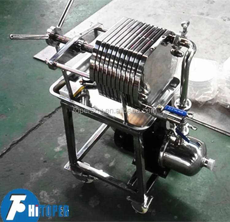 small plate press filter