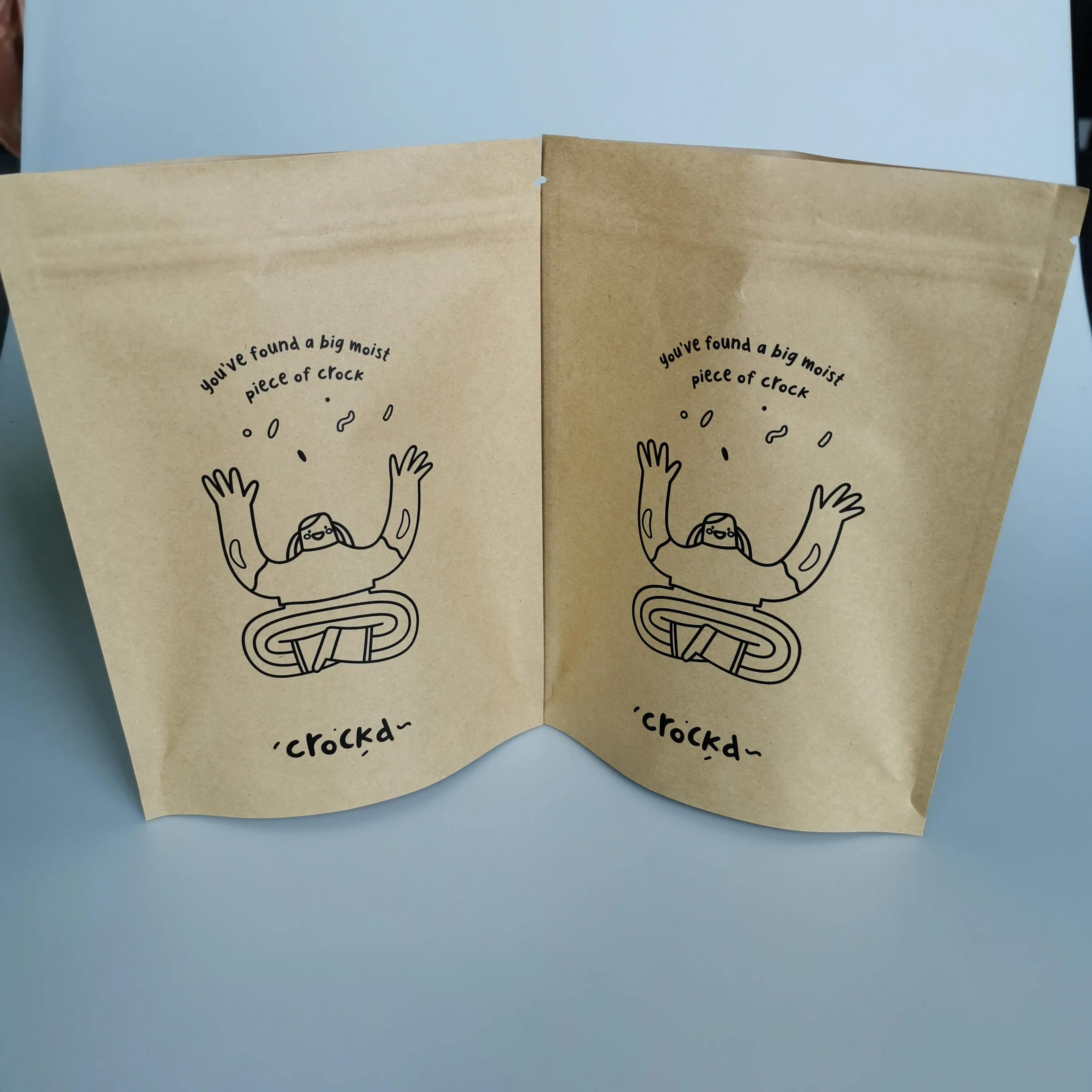 Mini Kraft Paper Compostable Bags Biodegradable Pla Packaging - Buy