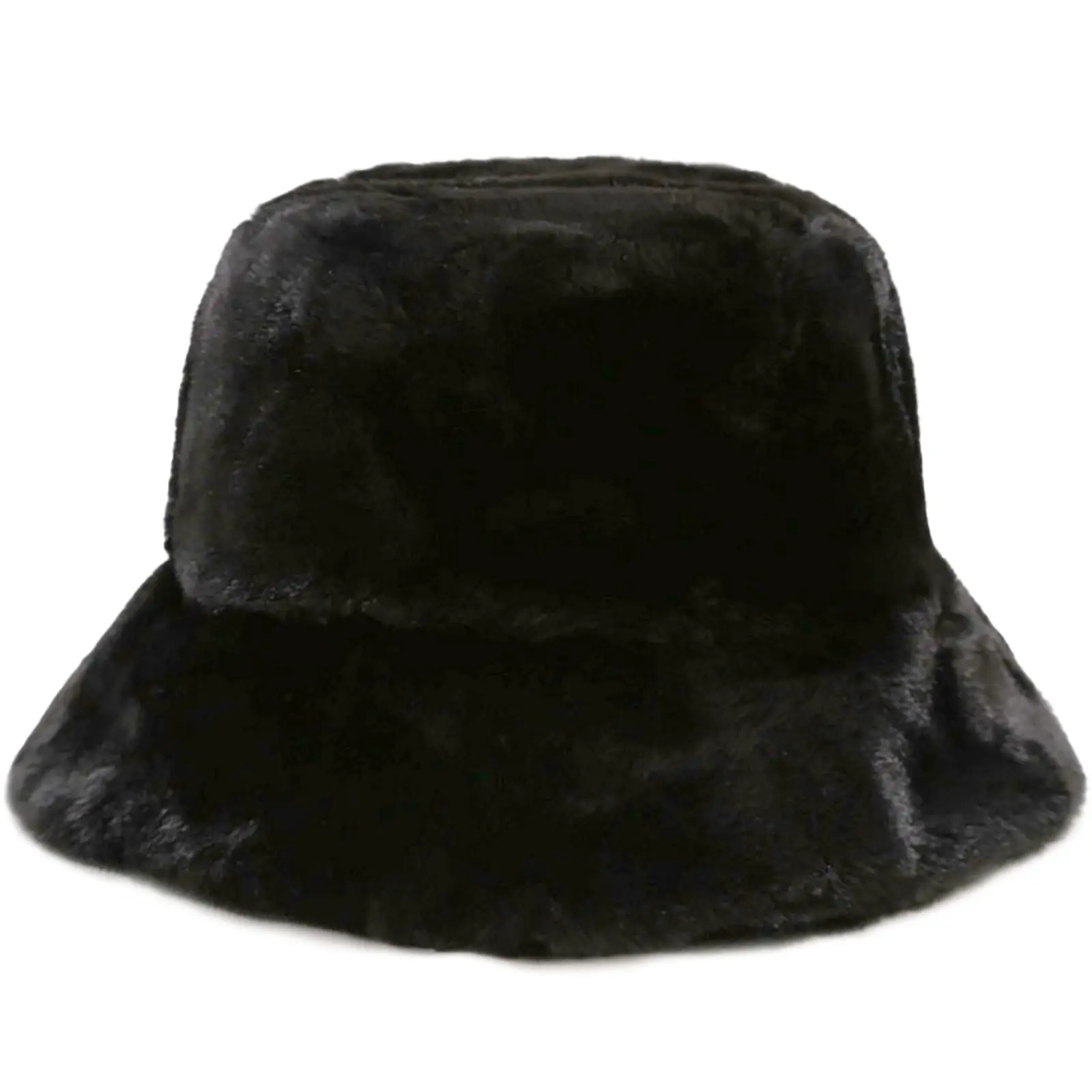 Winter Faux Fur Furry Bucket Hat Fluffy 