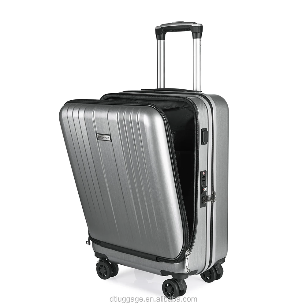 2019 Custom Design Suitcase Usb Charging Port Travel Bag Pc Smart