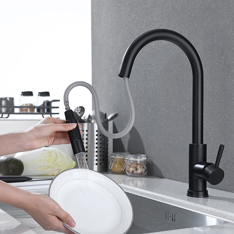 Sensor  Kitchen Faucet,kitchen Sink Taps with Pull Down Sprayer
