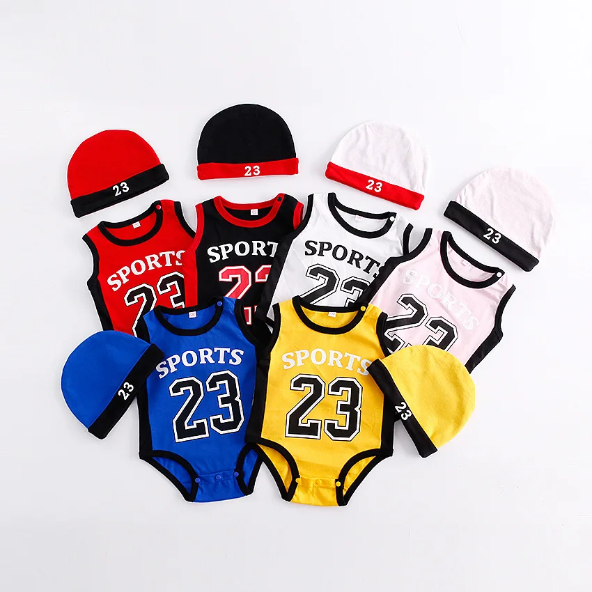 Hot Sale Baby Sports Clothes Basketball No. 23 Style Jumpsuit Summer Baby  Romper - Buy Baby Romper,Baby Jumpsuit,Baby Sports Clothes Product on  Alibaba.com