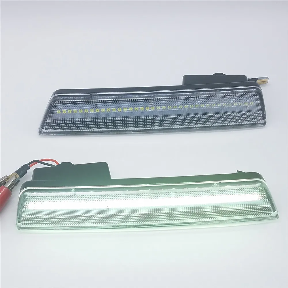 Clear Lens White Color  LED  Rear Side Marker Lamps for Dodge Challenger 2008 - 2014