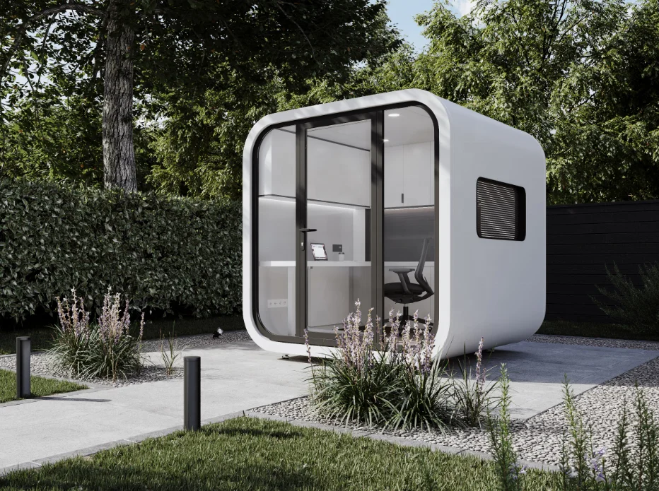 
Fast installation soundproof Customized luxury prefab garden office pods 