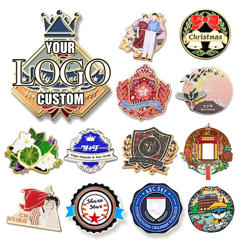 Fashion Enamel Pins Manufacturer Custom Pin Badge Metal Craft Coin