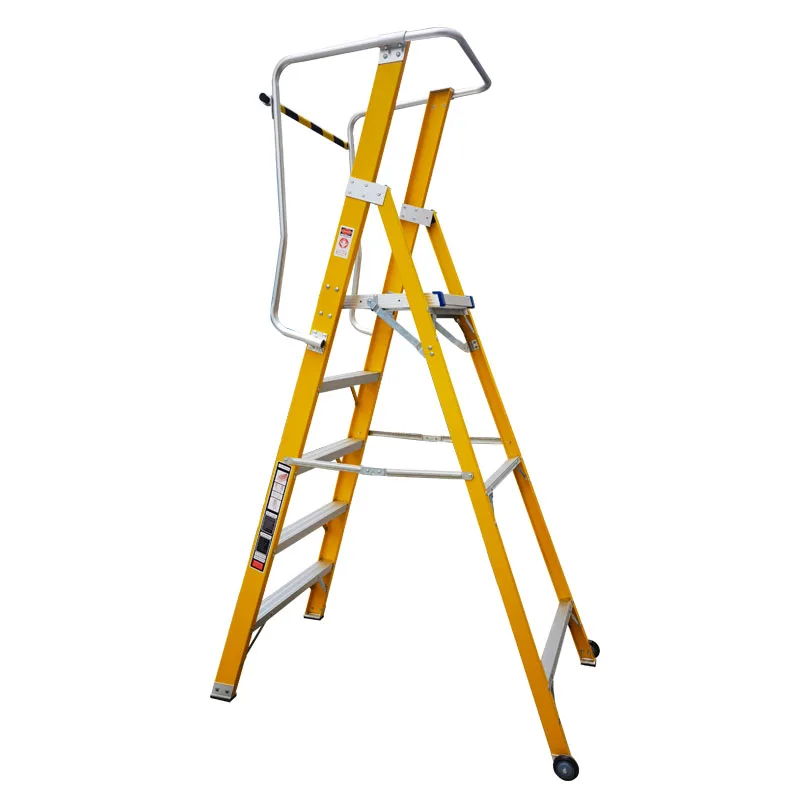 Insulated Platform Ladder Frp Herringbone Ladder Household Engineering