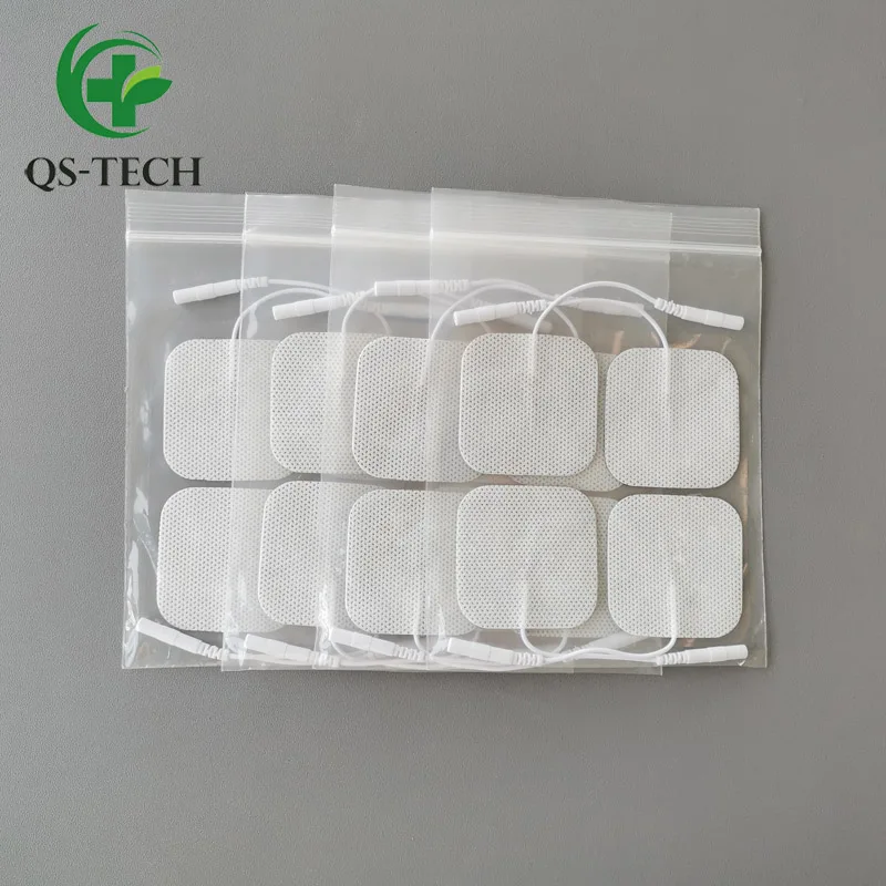 50*50mm Therapy Muscle Electrical Stimulator Pre Wired OEM Electrotherapy