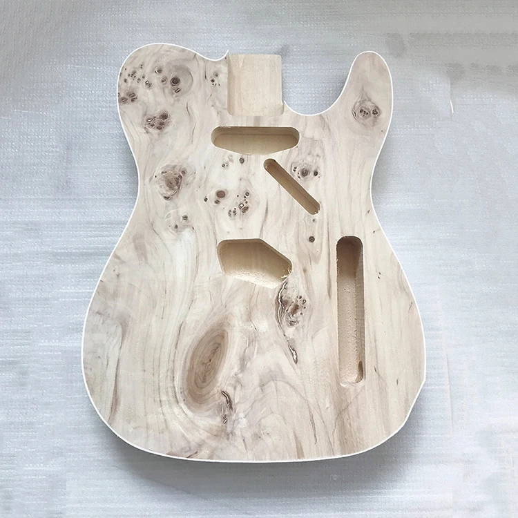 Quilted Maple Guitar Body Basswood Unfinished Tl Guitar Body For Guitar