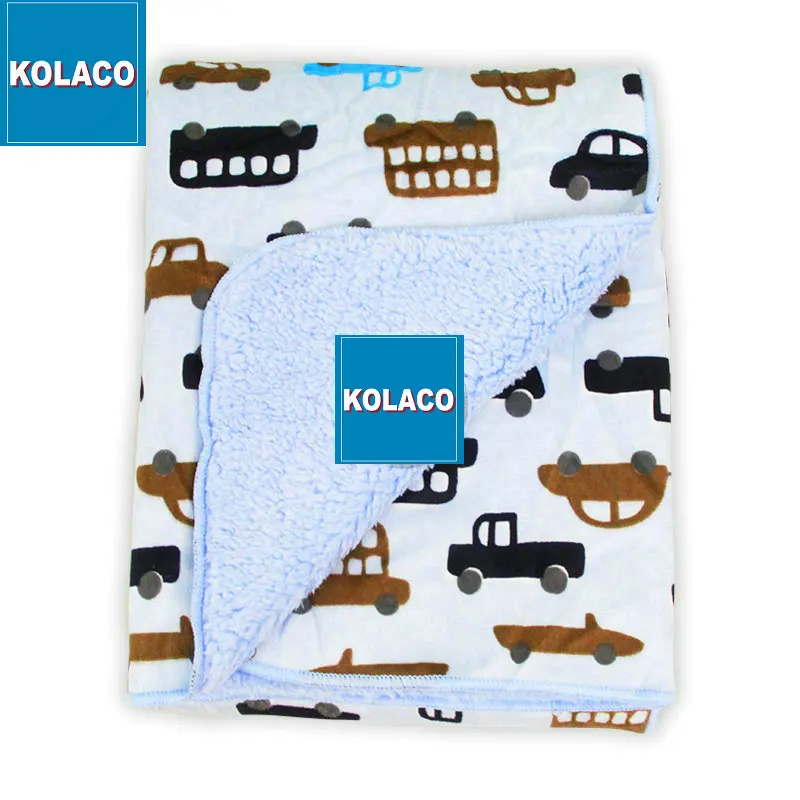 Crazy sale colorful double layers newborn baby blanket material yelvo