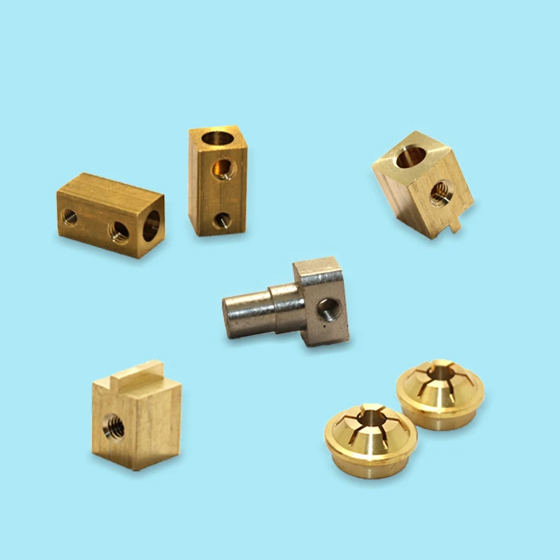 Square Brass Copper Connector Battery Terminal Brass Electrical