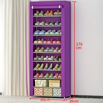 portable shoe rack with cover