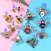 cheap crystal korean custom baby rhinestone beetle bumble bee brooch pins
