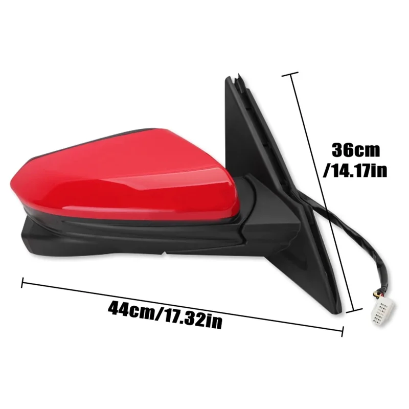 2016-2020 Honda Civic Rearview Mirror Assembly with Camera, Turn Signal, Electric Folding, Us Version, Right Side
