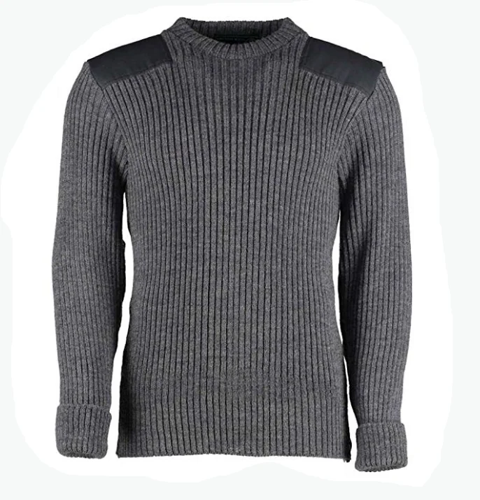 hbs14陆军男士v领3色迷彩毛衣针织