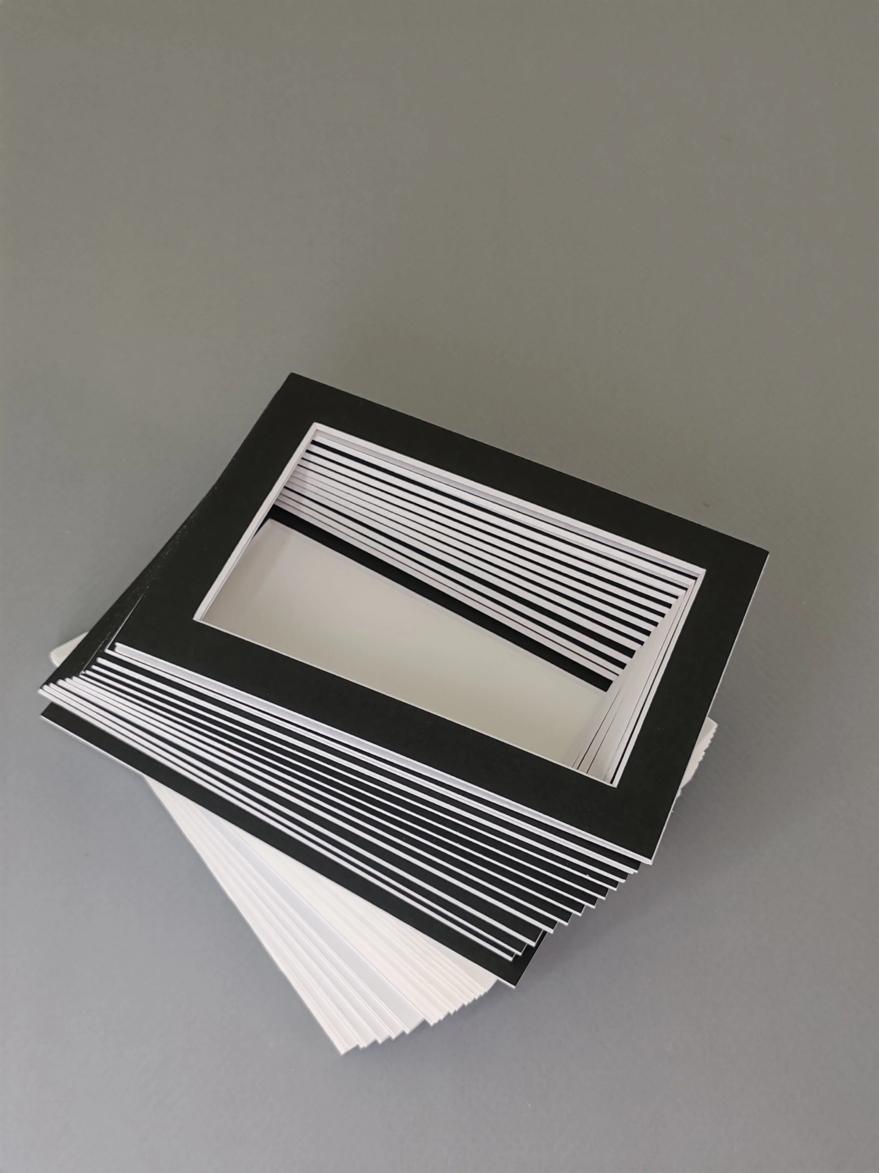 Pre-cut Acid-free 8x10 Picture Mats Board with 45 Bevel Cutting for 5x7" Photo details