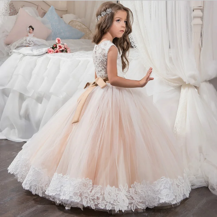 Girl Princess Wedding Party Wear Dress Teen Girl Wedding Dress - Buy ...