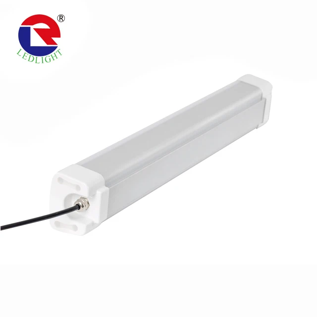 chip price China T8 linear tri-proof full plastic ip65 LED   tri-proof light 1200mm/4ft