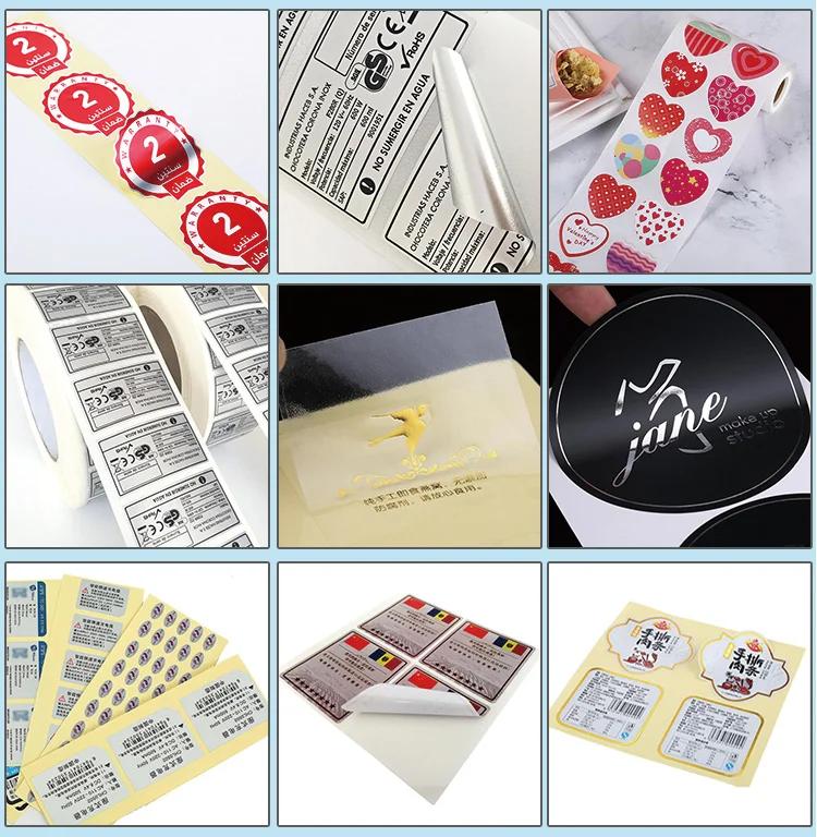 Custom three proofing thermal sticker self adhesive label sticker e-mail label thermal sticker printing barcode paper