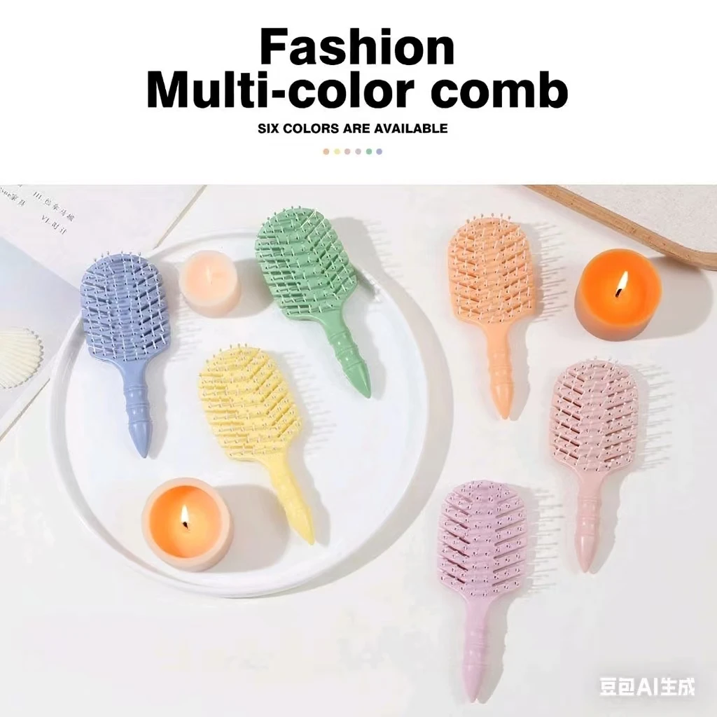 Ventilated Ergonomic Scalp Massager Hair Products Tangle Free Lightweight Anti Static Hairbrush supplier