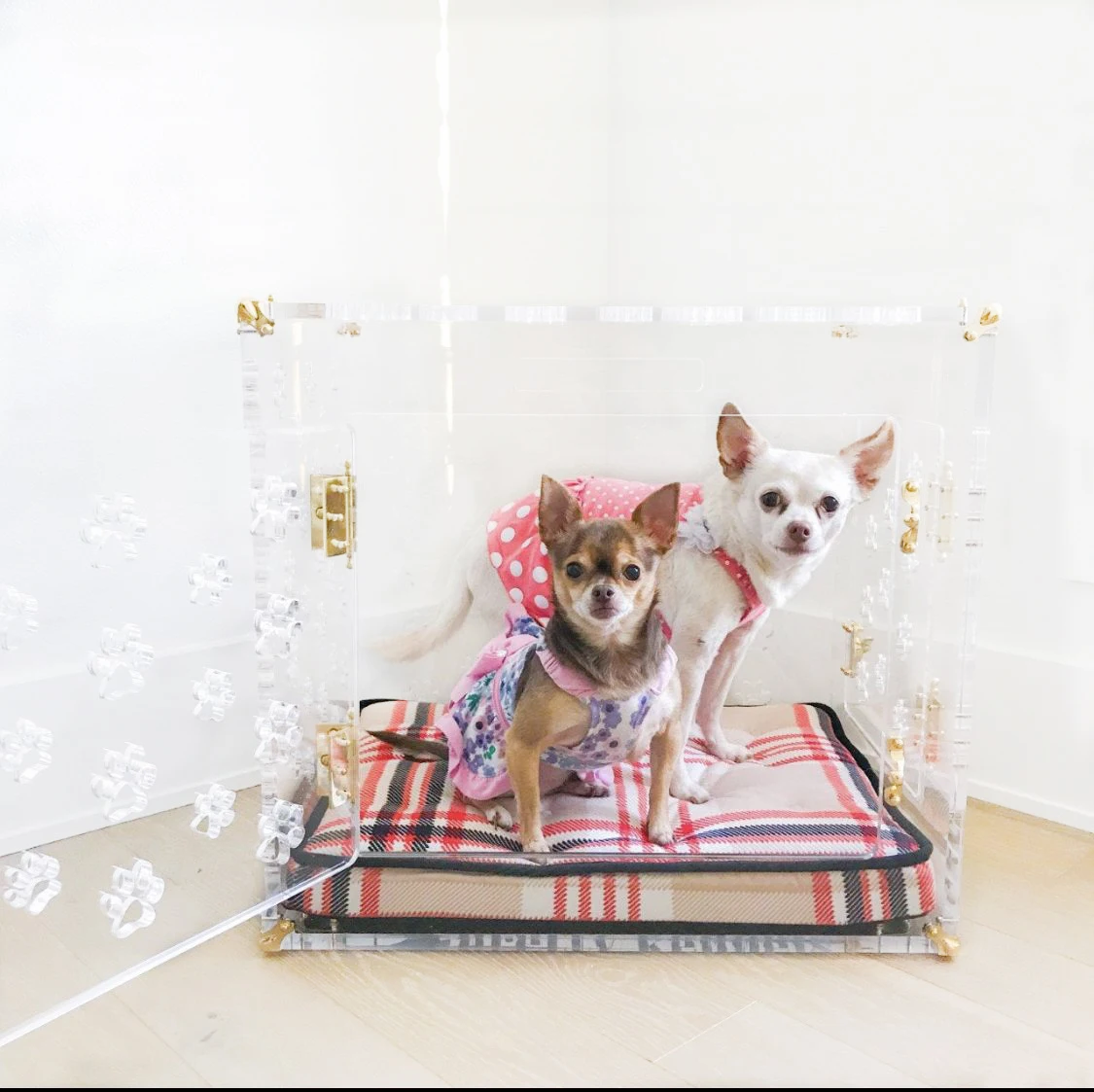 Factory Custom Printable Logo Portable Luxury Transparent Custom